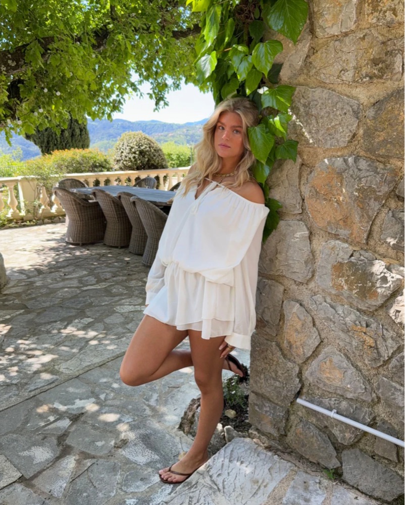 white long sleeve summer dress Luxury Calling Lace Flare Maxi Either advise of the desired length you want to have (from the natural waistline) Frsasu Girls Tie Back Lantern