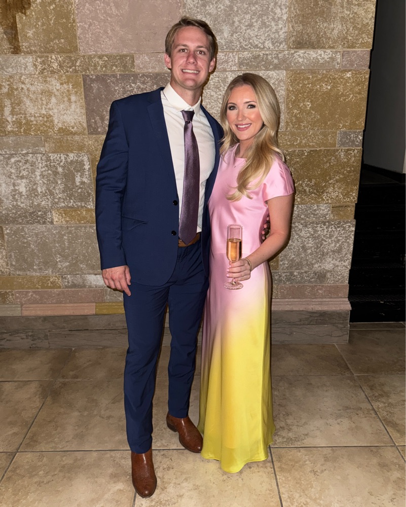 Pink Yellow Ombre Dress by Antonio Melani - Pickle