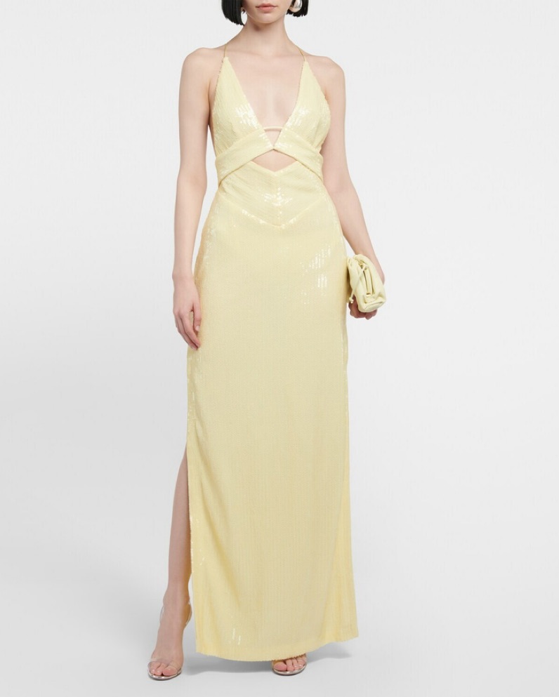 galvan gold dress GALVAN | Women's | Sienna Gown | TOFFEE DRESS COCKTAIL