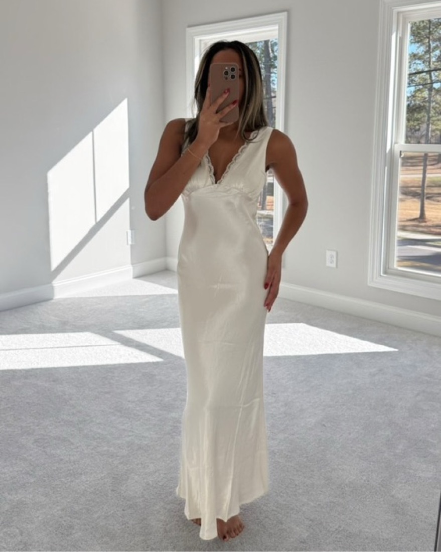 White Bridal Slip Dress by Lee & McCabe - Pickle