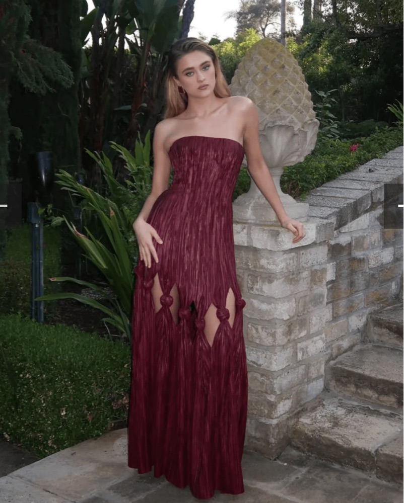 Cult Gaia Jamisha Gown Chianti by Cult Gaia - Pickle