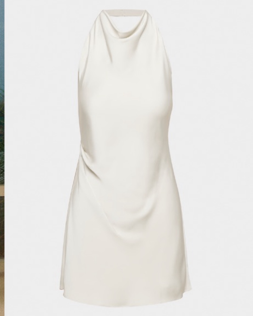 audience satin mini dress Aritzia Audience Satin Mini Dress by Aritzia
