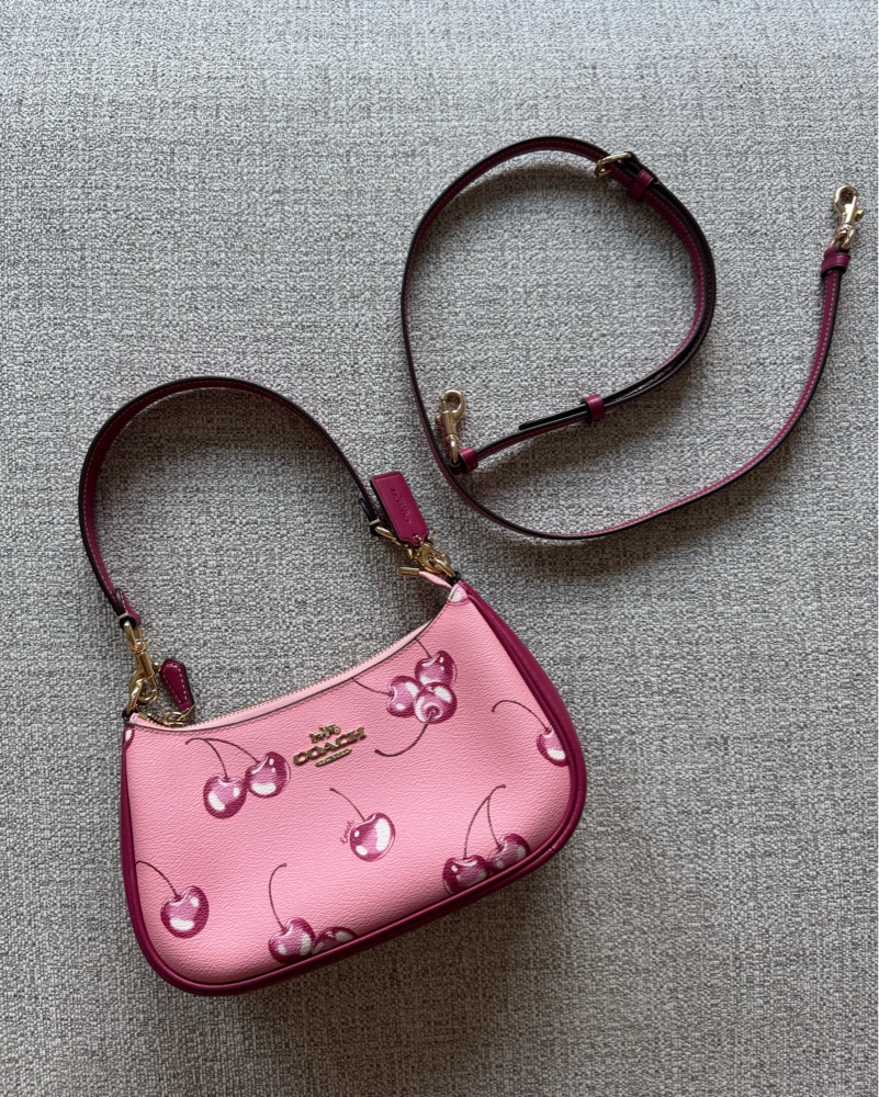 Coach Teri Shoulder Bag - Pink Cherry by Coach | Pickle