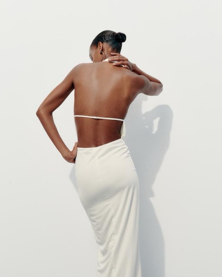 zara cape halter dress Capr Halter Dress Zara