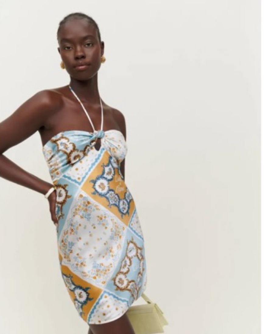 sorrentine silk dress Reformation Sorrentine Silk Mini Dress, Women's Fashion, Dresses & Sets,  Dresses on Carousell