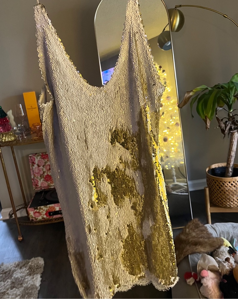 Free People Sequin Slip Dress by Free People - Pickle