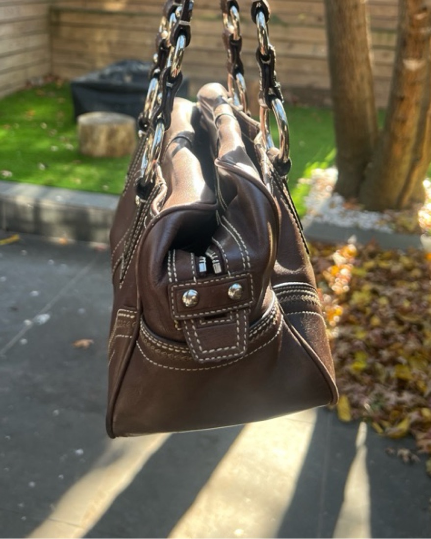 vintage coach old ミニボストン brown OLD COACH ミニボストンバッグ ブラウン 極美品 茶 オールド