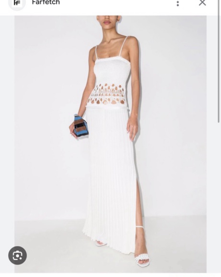 Christopher Esber White Knit Dress by Christopher Esber - Pickle