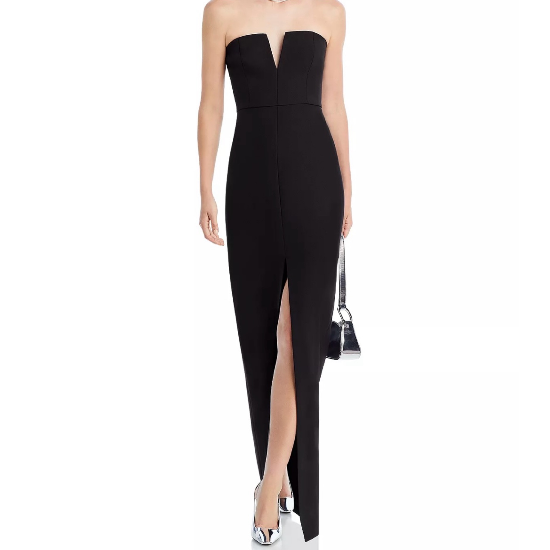 BCBGMaxazria Strapless Crepe Gown | Pickle
