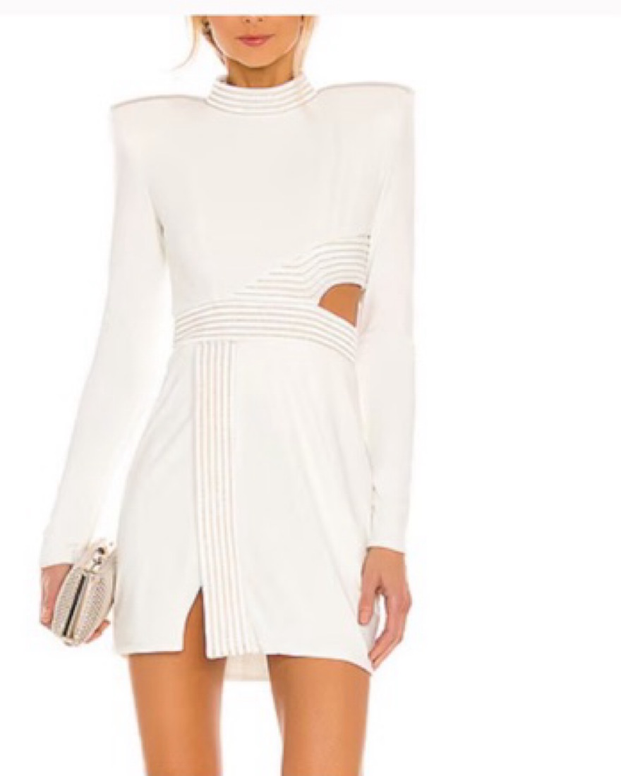 Zhivago Message to Love Dress in White Pickle