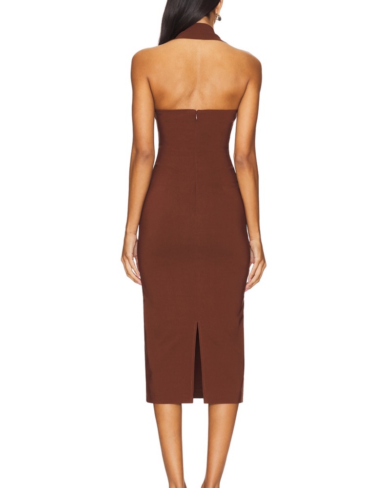margie midi dress Cara Cara Margie Blush Stripe Sleeveless Knit Midi Dress