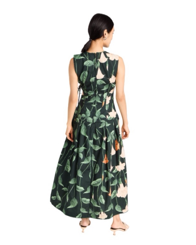 black linen dress with short sleeves Black Linen Dress with Short Cuffed Sleeves and Frayed Hem main image 0