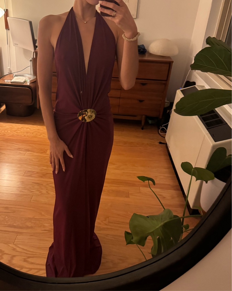 silvia tcherassi brown dress Tizziana Dress main image 0