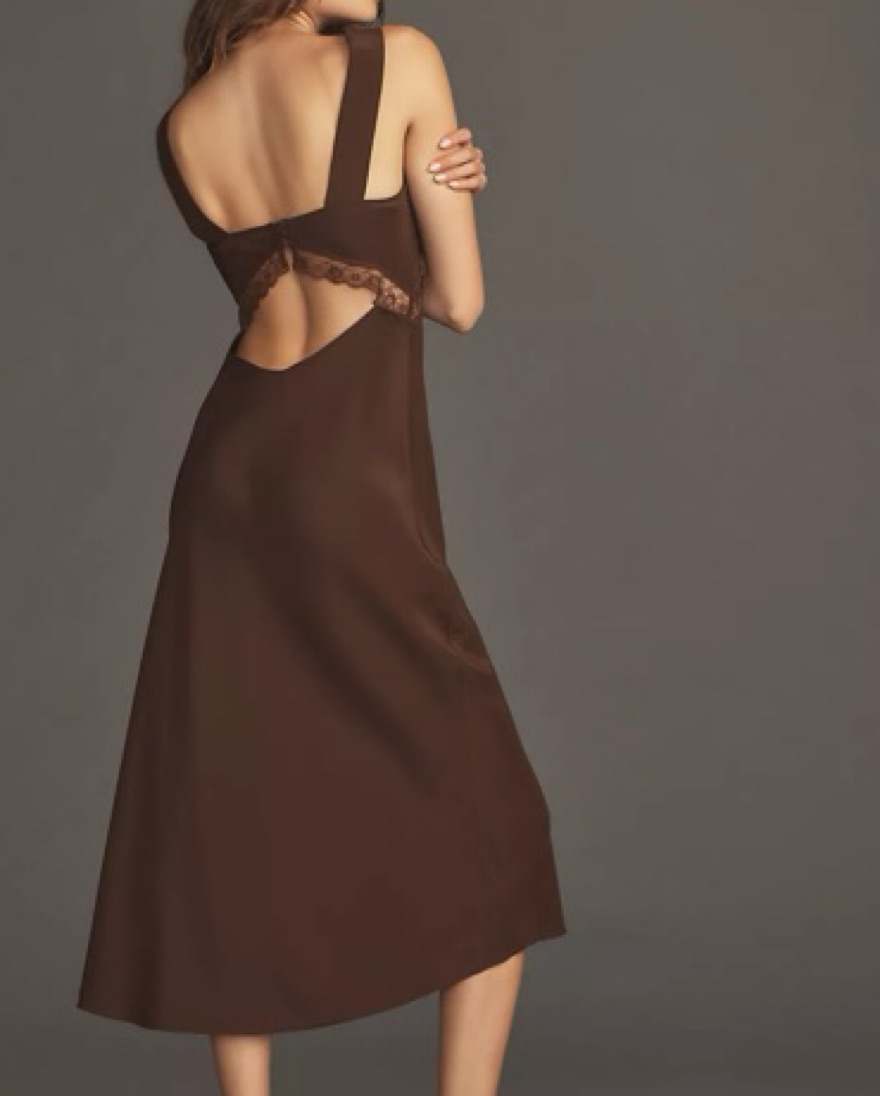 brown evening dress Satin Long A-Line Prom Dress, Off the Shoulder Party Dre A-Line Tea Length Cocktail Size:US9.5-10 inclusive sizing