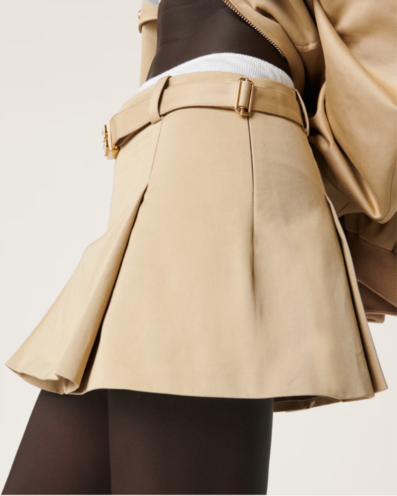 Miu Miu Chino Miniskirt | Pickle