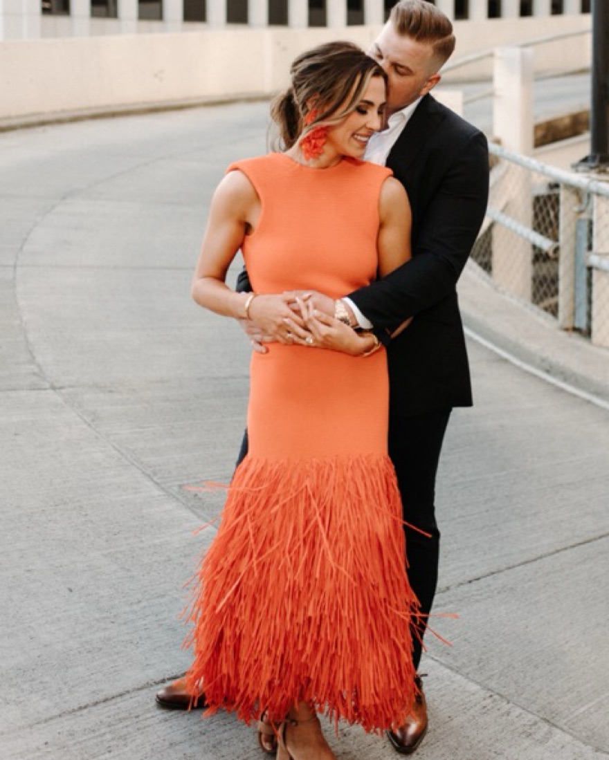 AJE Rushes Midi Dress | Pickle