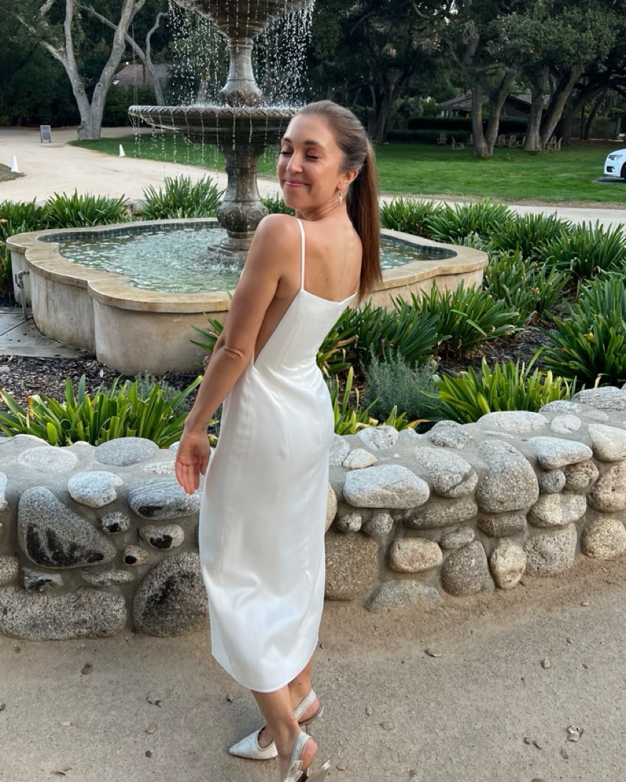 claudette silk midi dress susie.wright on LTK