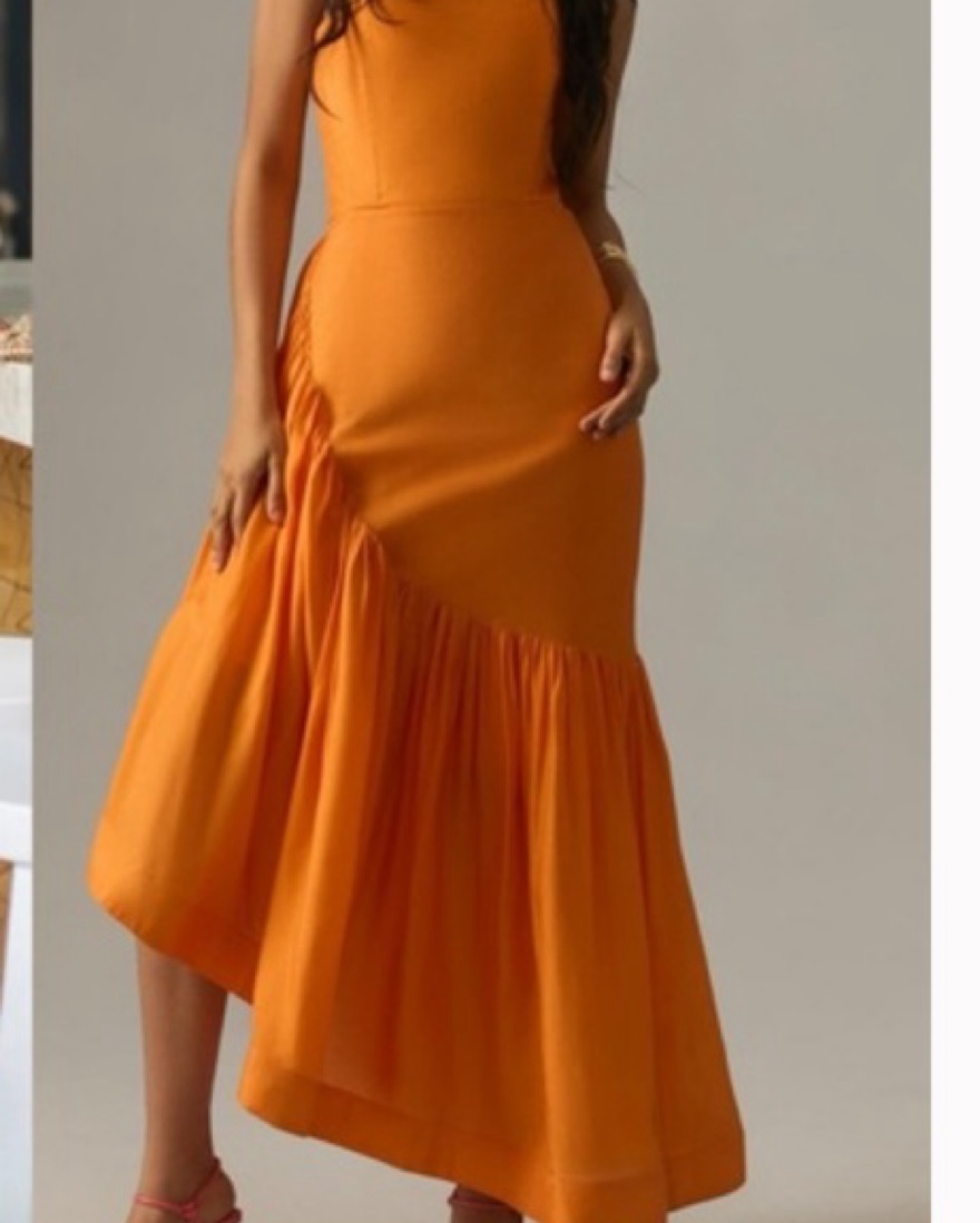 neon pink prom dress Zapakasa Women Hot Pink Prom Dress with Ruffles A-Line Puff Sleeves Party  Dress