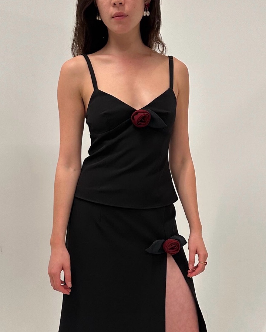 Sandy Liang Peel Top | Pickle