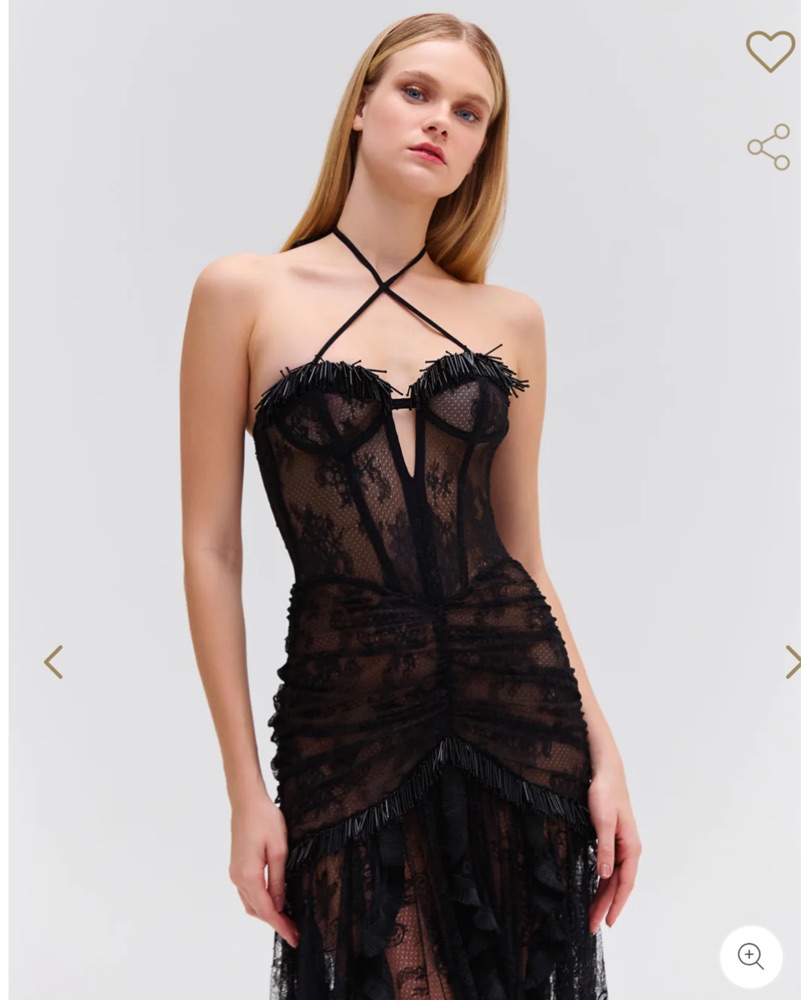 Patbo Runway Corset Dress  by PatBo - Pickle