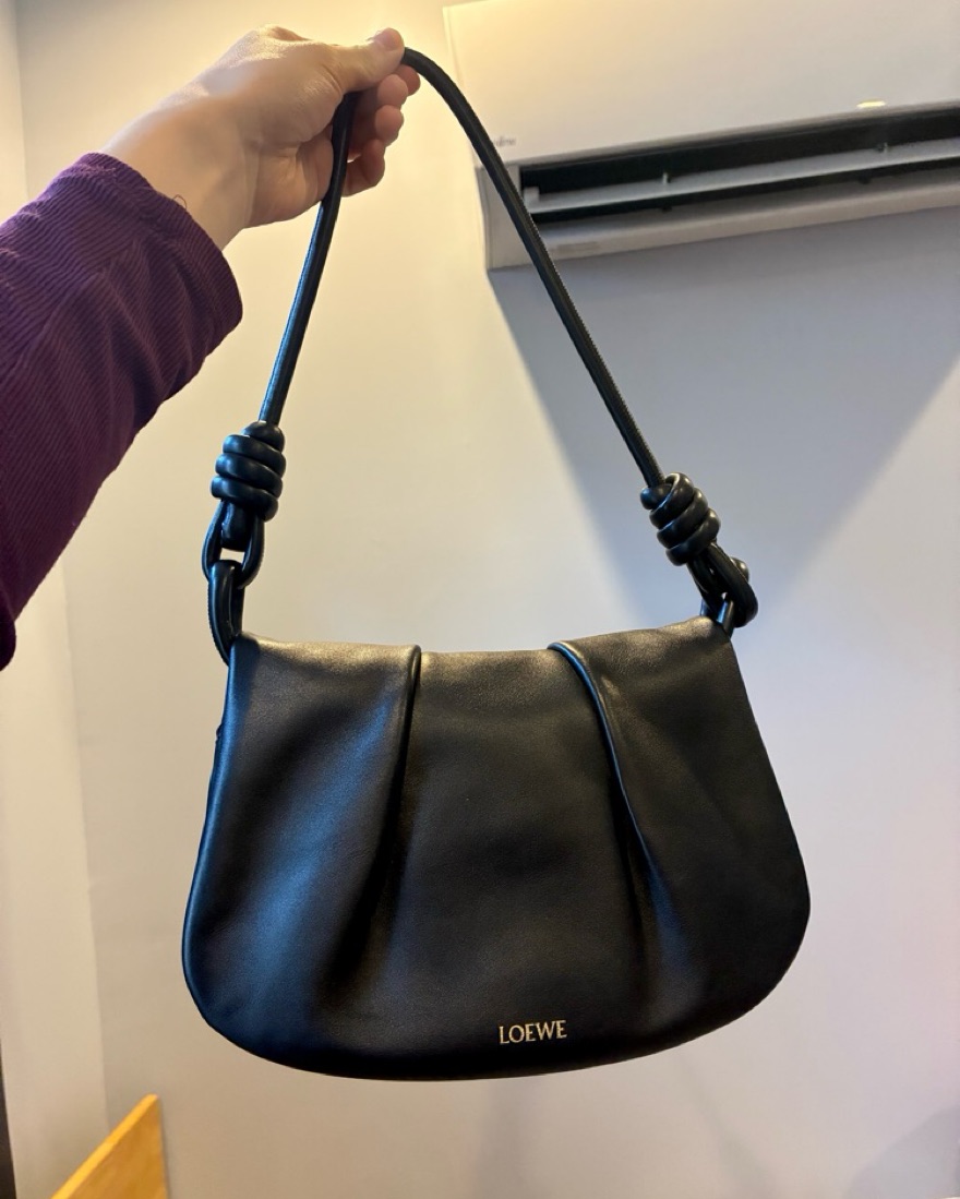 Black Loewe Paseo Satchel Bag | Pickle