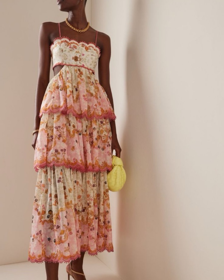 zimmermann laurel lace dress Zimmermann Laurel Lace-Trimmed Shell-Embellished Broderie Anglaise Voile  Midi Dress In White - 80% Off