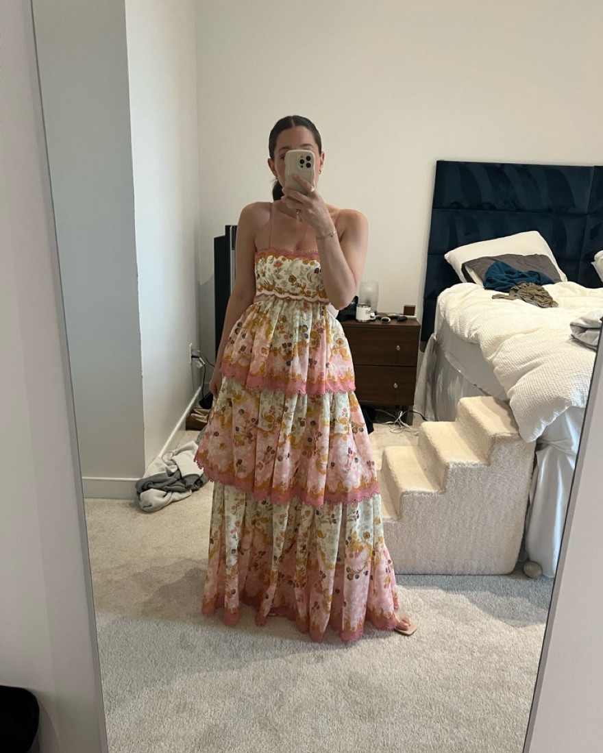 laurel asymmetric dress in olive zimmermann Zimmerman 'Laurel' Dress – HONEY HIRE BOUTIQUE
