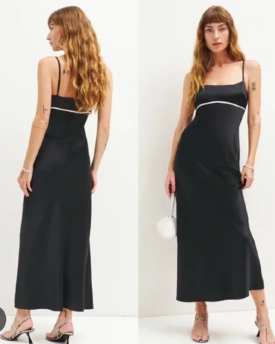 kailyn silk dress reformation Reformation Katelyn Silk Dress | Ivory