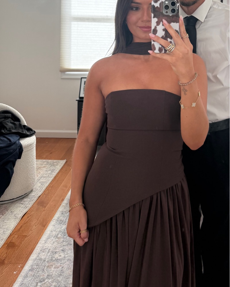 Brown Babyboo Dress (maliyah maxi) by Babyboo - Pickle