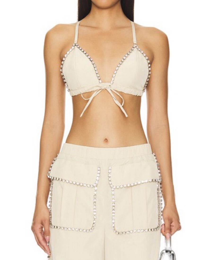 Camila Coelho Aline Rhinestone Set by Revolve - Pickle