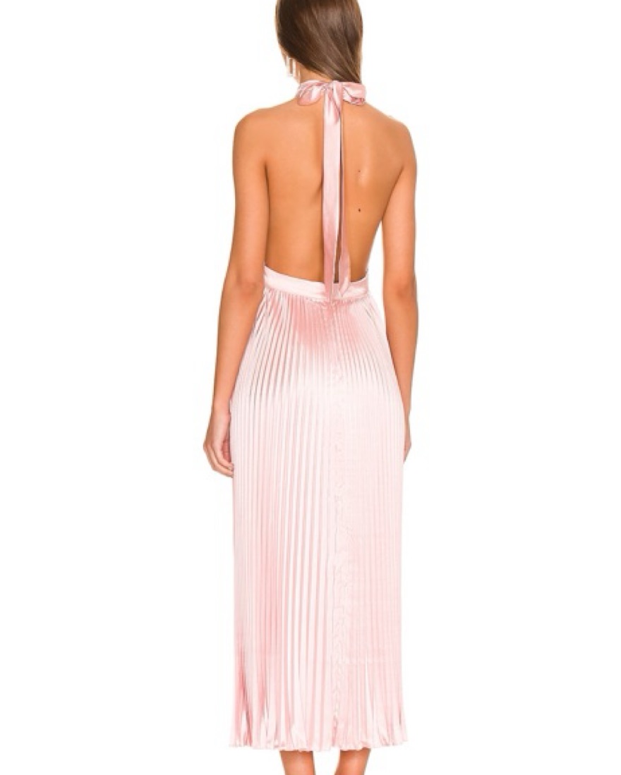 Renaissance Split Gown, XS in Light Pink by L'idee - Pickle