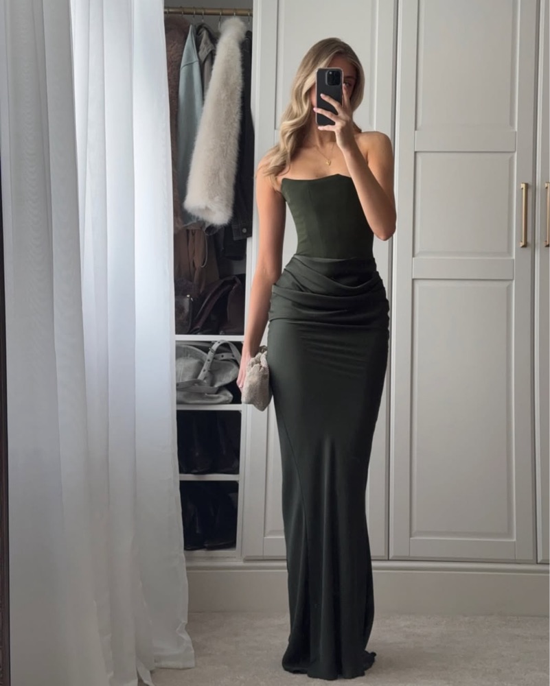 House Of CB Green Persephone Dress by House of CB - Pickle