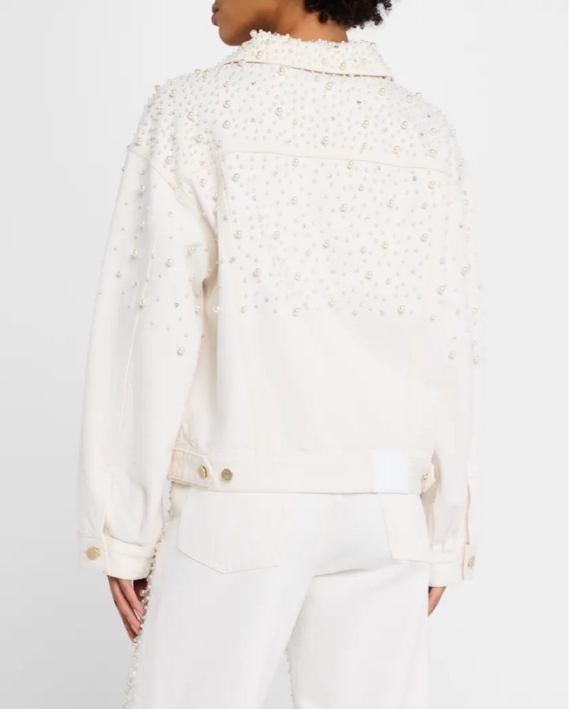 Frame The Pearl White Denim Jacket by FRAME - Pickle