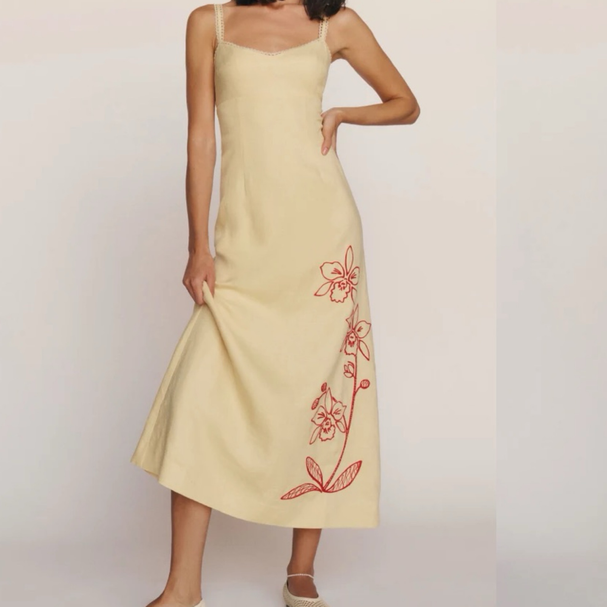 colette linen dress Reformation Collette Linen Dress by Reformation