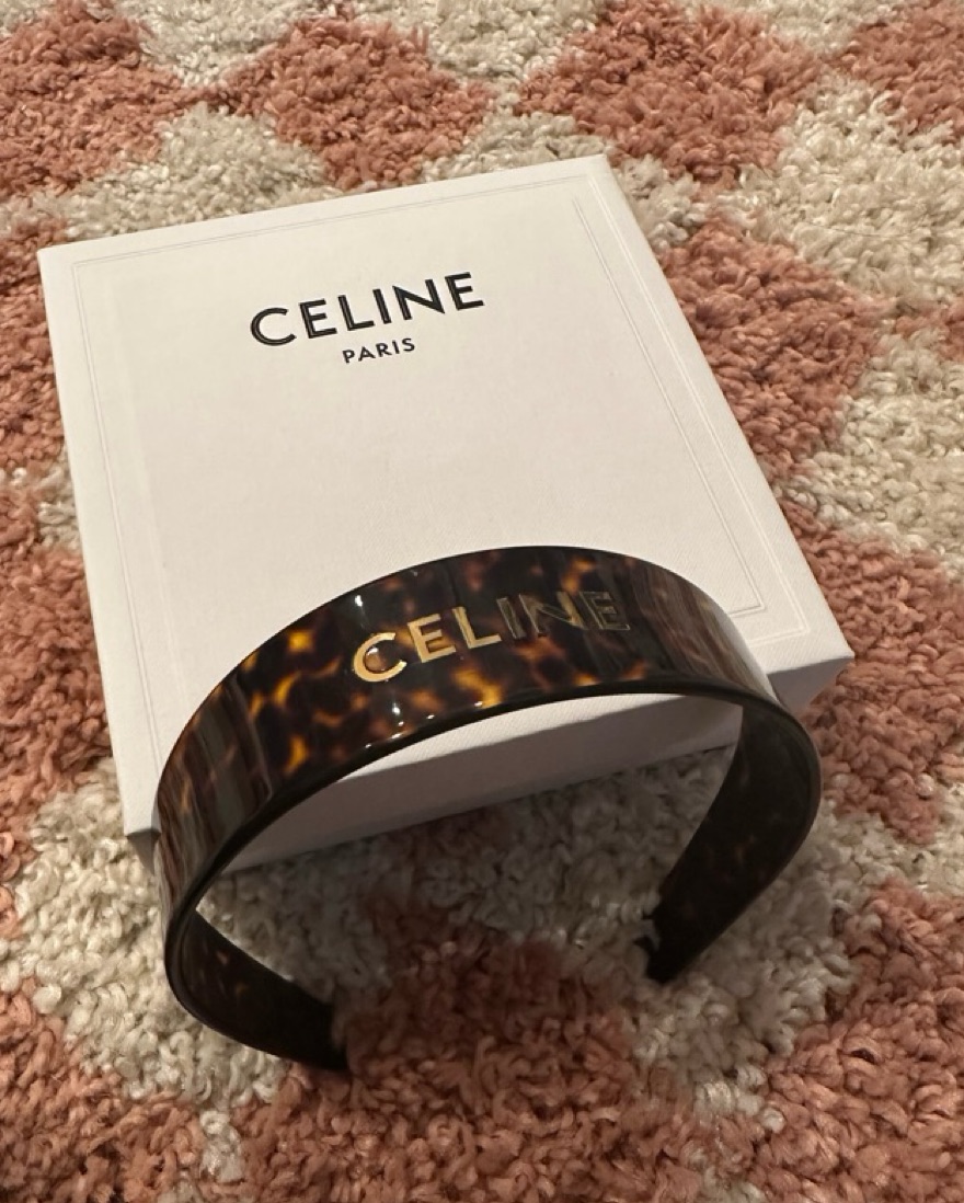 Celine Tortoise Headband by Celine - Pickle