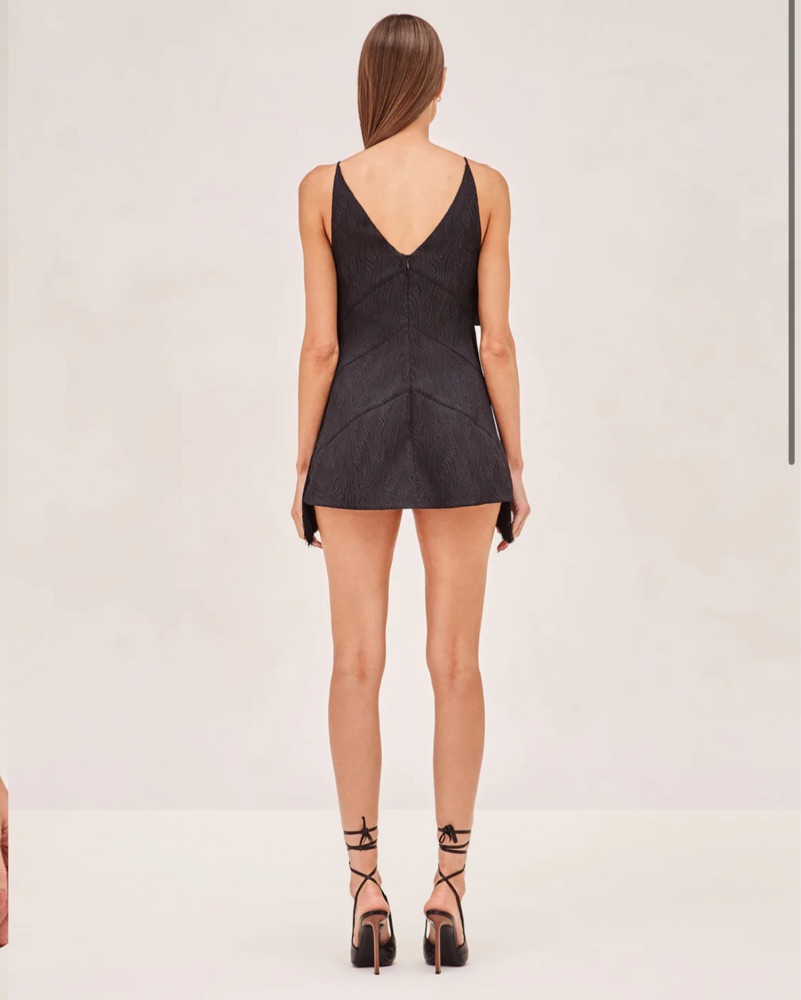 bin saeed black dress WK-1295-Black main image 0