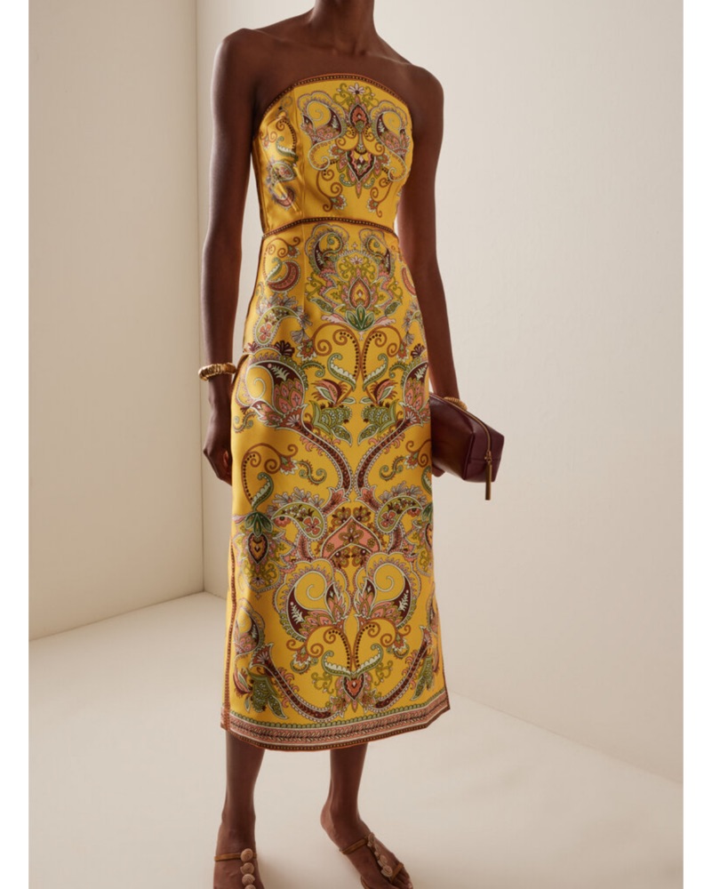 white and green floral midi dress Harriet Green Floral Print Midi Dress | Women's Clothing