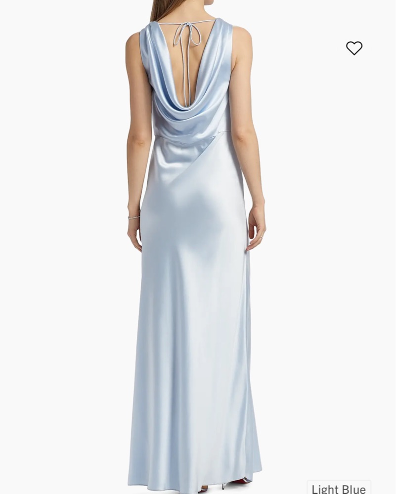 milly estelle satin dress MILLY Estelle One Shoulder Pleated Gown