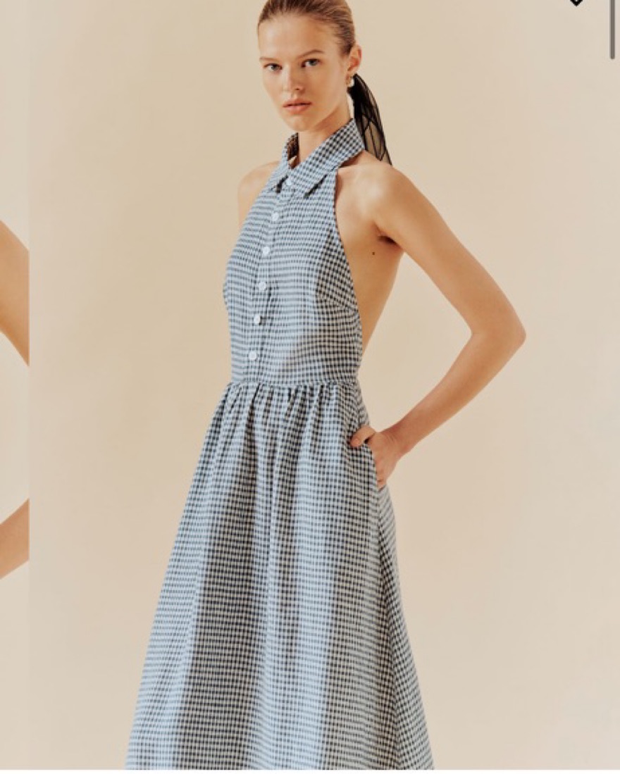 a line elegant dress Blue A Line Evening Dress with Short Sleeves For Party main image 0