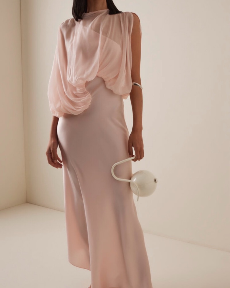 christopher esber pink dress Christopher Esber Pink Dress by Christopher Esber