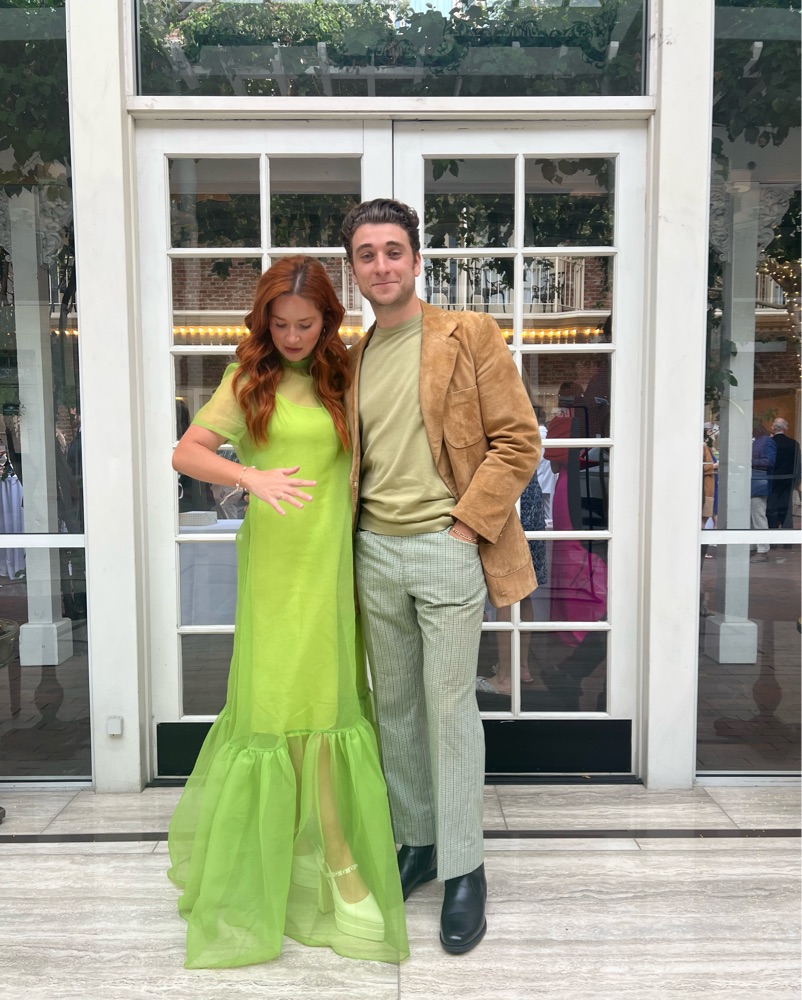 kiwi green dress Crossback Bias Dress main image 0