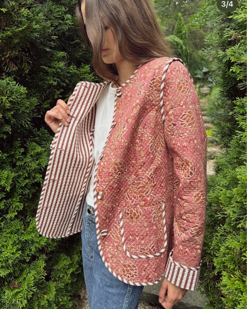 Hill House Rowan Reversable Jacket by Hill House - Pickle