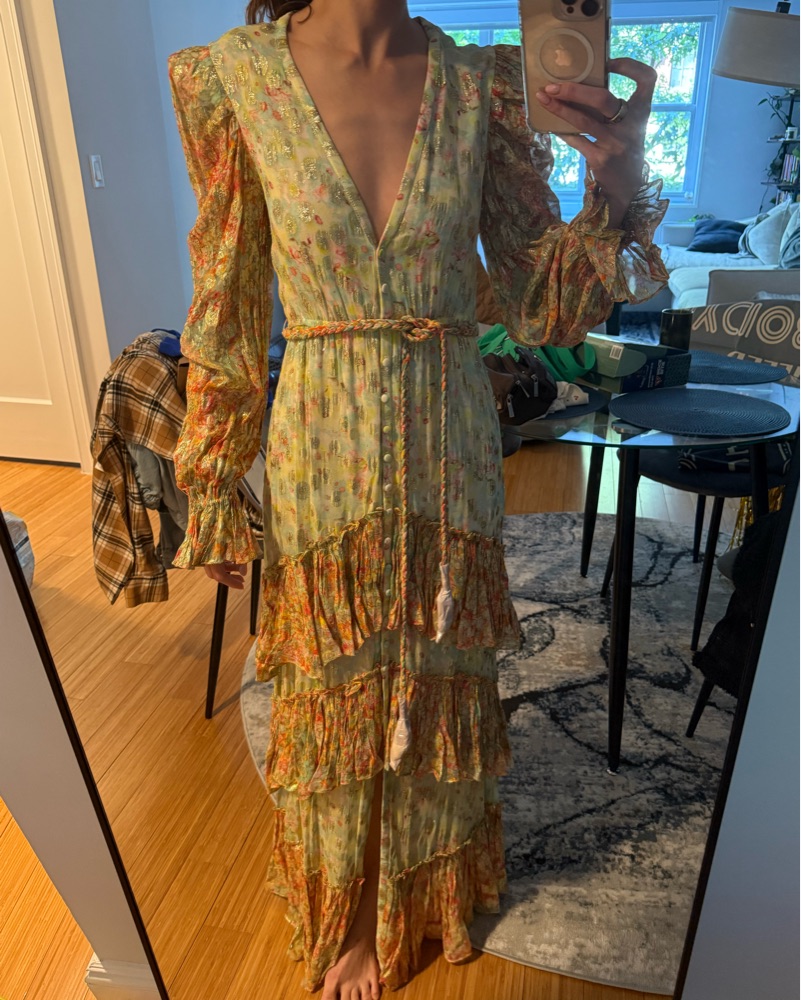 Rococo Sand Ruffle Maxi Dress NWT by Rococo Sand - Pickle