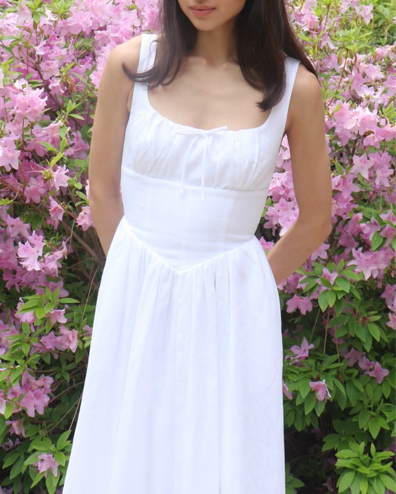 Reformation White Linen Dress by Reformation - Pickle