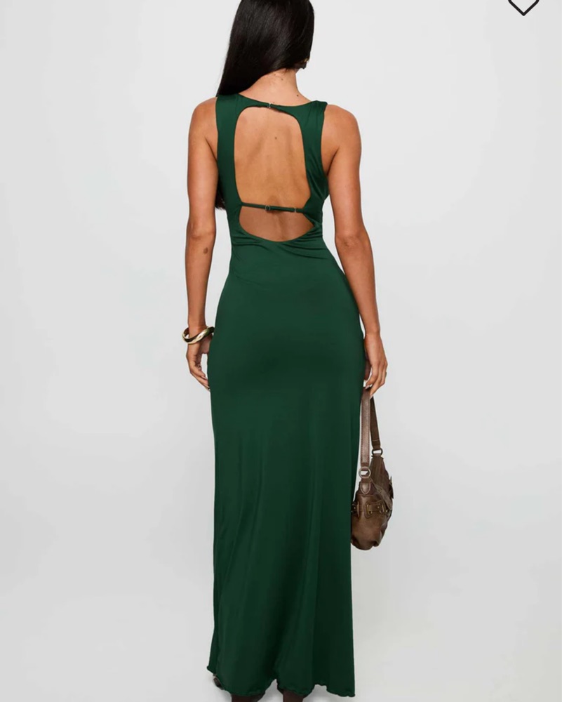 Princess Polly Frederica Maxi Dress by Princess Polly - Pickle