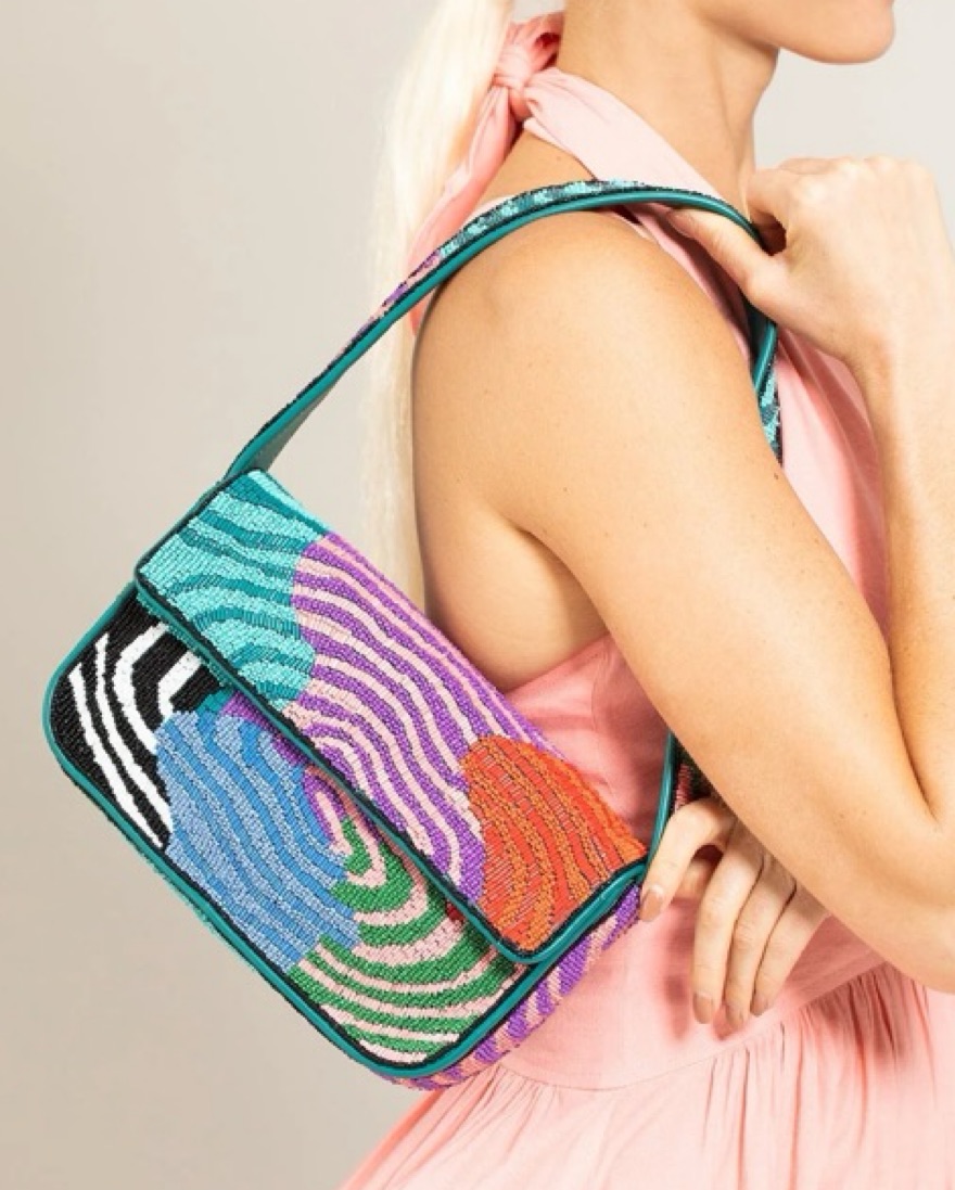STAUD ハンドバッグ STAUD Ollie Zip Leather Shoulder Bag | Neiman Marcus