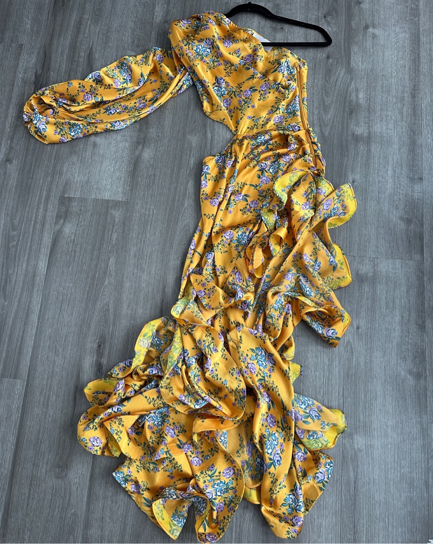 Bronx And Banco Hanna Gown Yellow by Bronx And Banco - Pickle