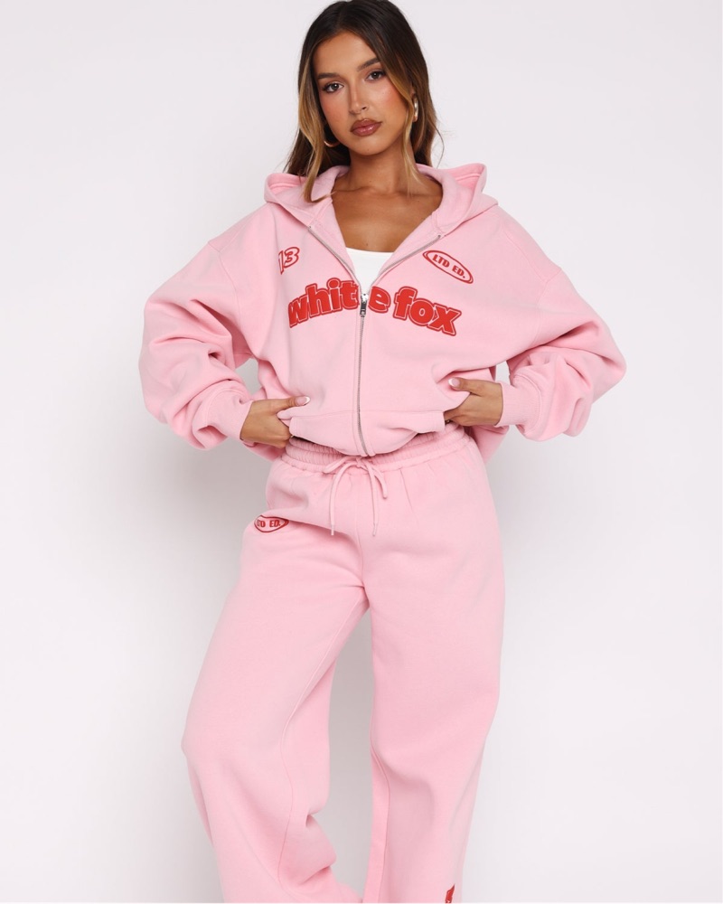 Pink White Fox Tracksuit Set by White Fox Boutique - Pickle