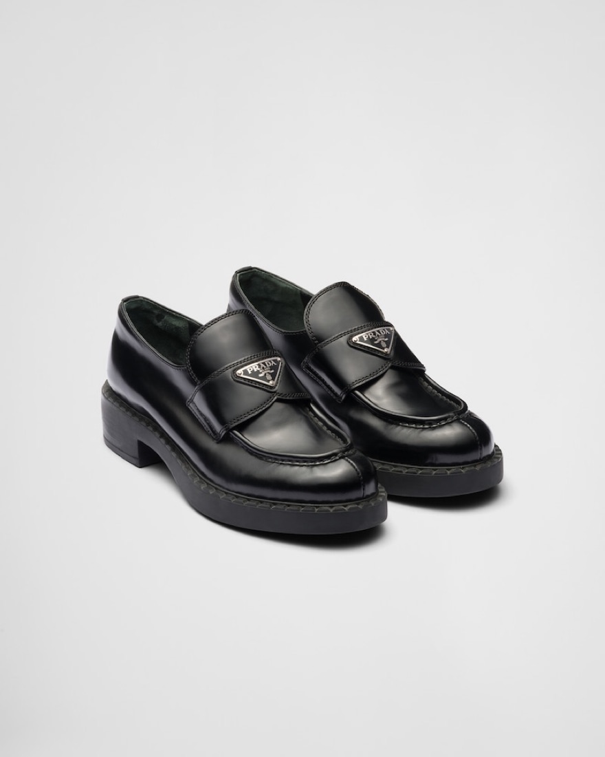 【PRADA】Loafers Prada Drops $2.4K Rhinestone-Covered Loafers | Hypebeast