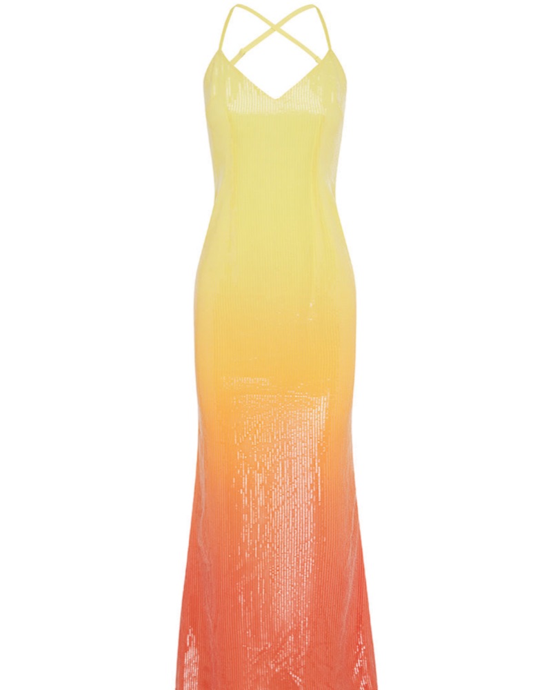 best affordable bridesmaid dresses online A-Line Light Yellow Scoop Neck Bridesmaid Dress with Slit BD124 US12 / Custom Color